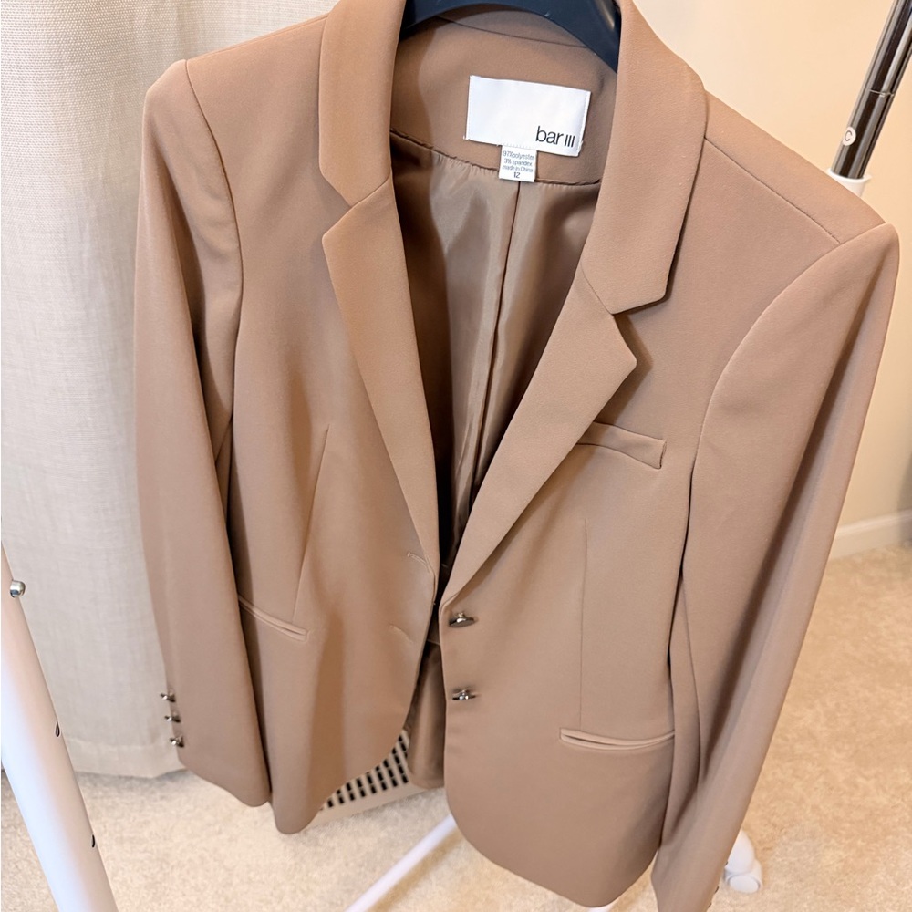 Bar III Women's Beige Blazer